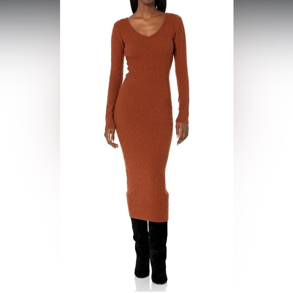 Anthropologie ASTR The Label Regina long sleeve cutout sweater dress